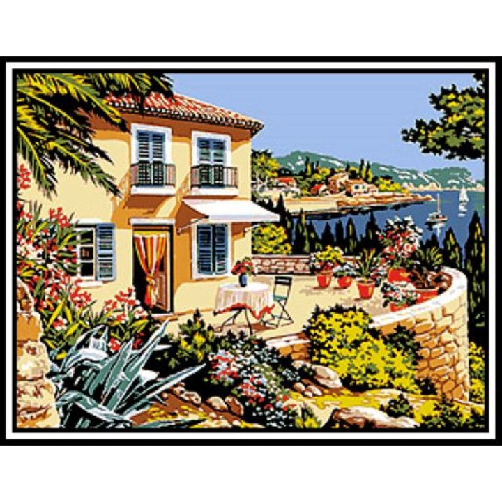 Baza de tapiserie preimprimata, Amarillys Gobelin, 45x60cm, Multicolor