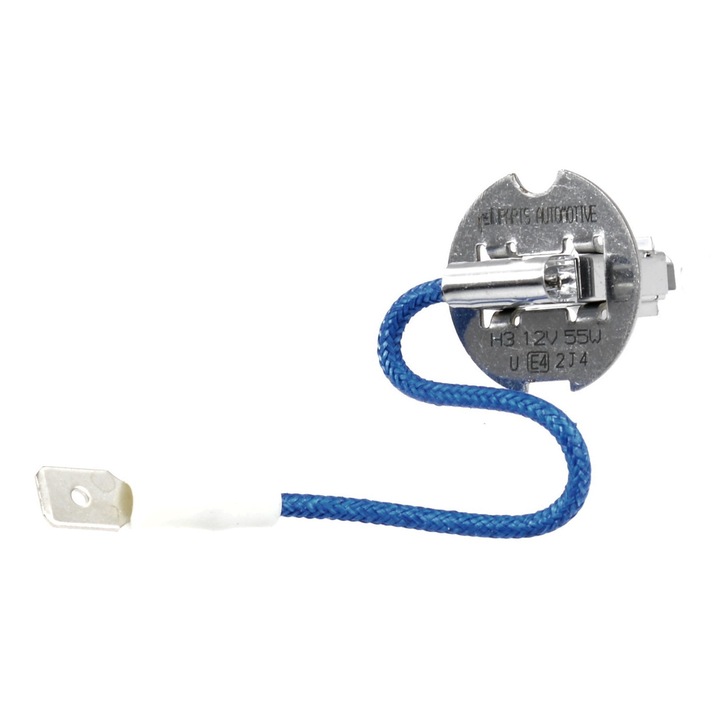 Einparts autóipari halogén izzó, 55W, 12V, sárga