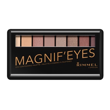 Paleta de farduri Rimmel London Magnif'eyes 002 London Nudes Calling, 7 g Paleta de farduri Rimmel London Magnif'eyes 002 London Nudes Calling, 7 g