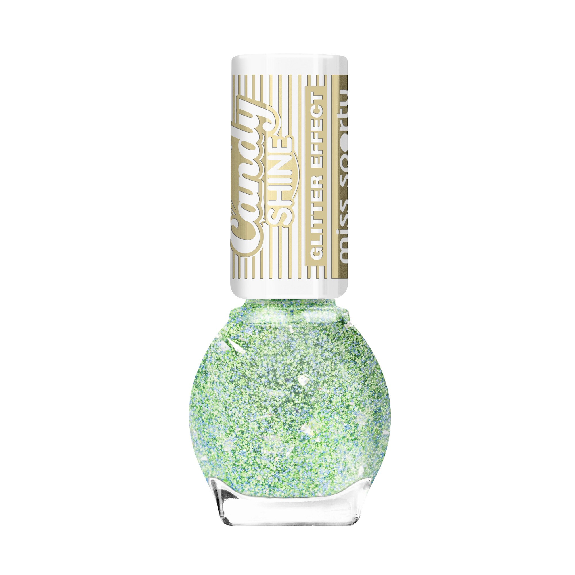 Top Coat Miss Sporty Candy Shine 004 Frozen Mint, 7 ml