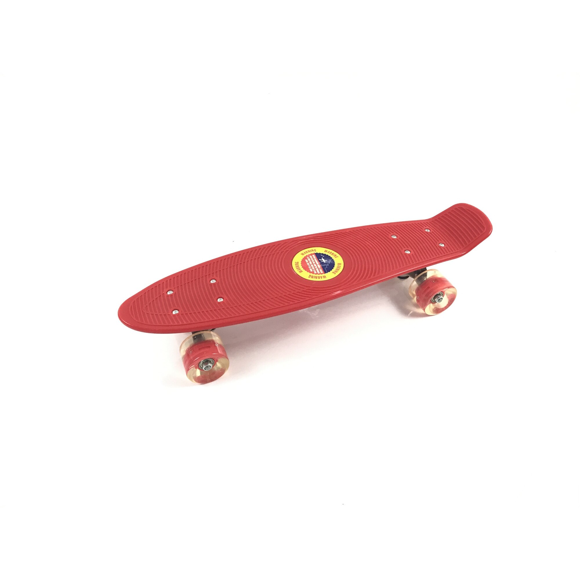 Penny board LED roti 22,5 rosu