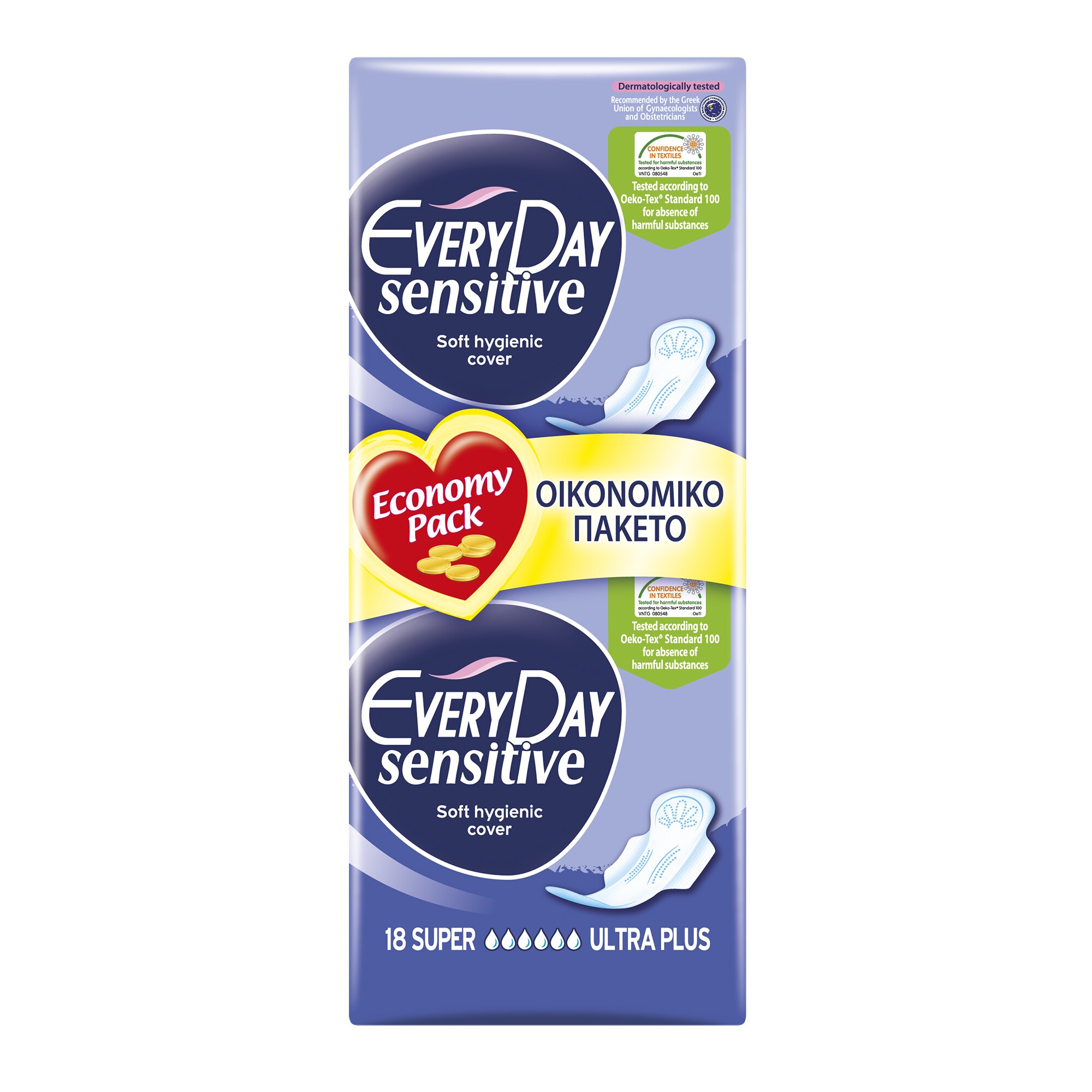 Absorbante Everyday Sensitive Super, 18 buc