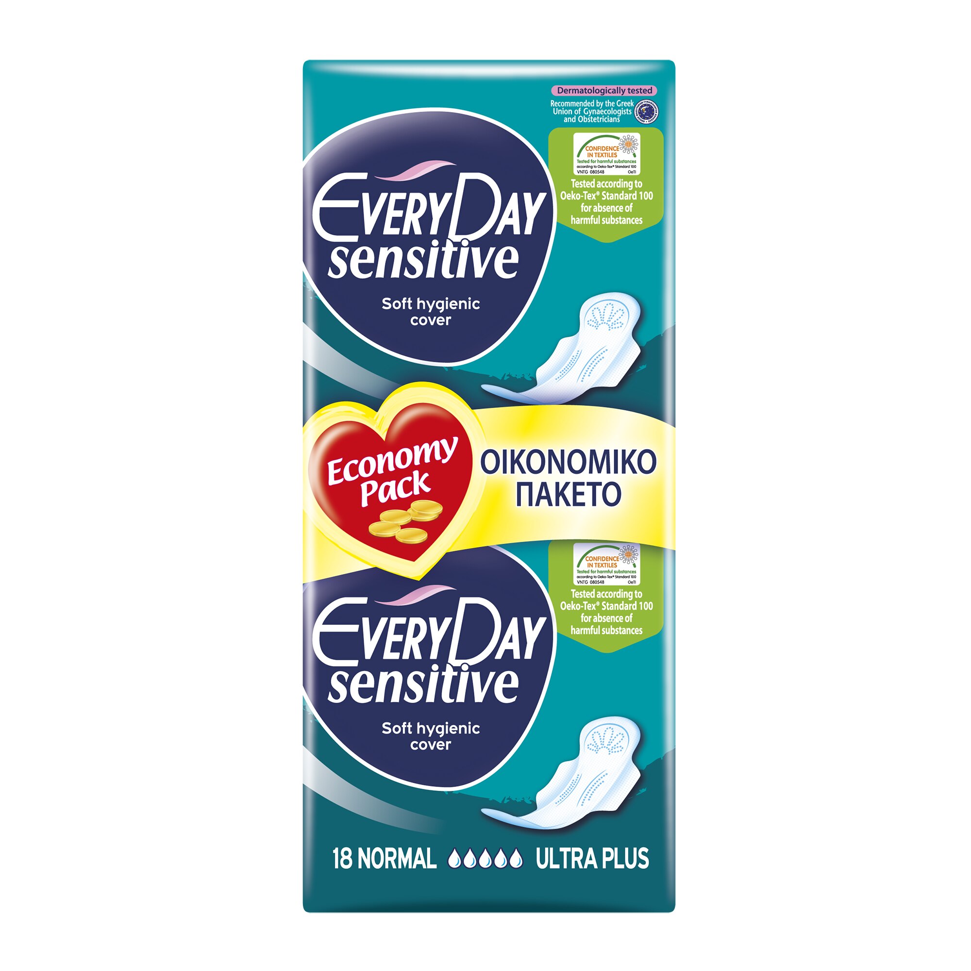 Absorbante Everyday Sensitive Normal, 18 buc