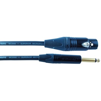 Cablu Semnal Nebalansat Klotz MC2000 - Neutrik XLR Mama Gold / JACK 6,3 Cablu Semnal Nebalansat Klotz MC2000 - Neutrik XLR Mama Gold / JACK 6,3