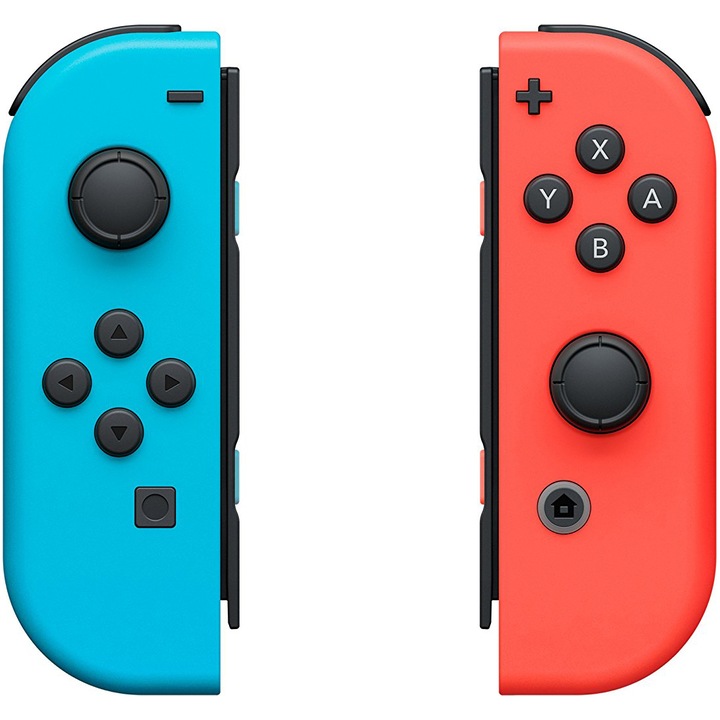 Joy-Con Pair pentru Nintendo Switch Neon Red, Neon Blue