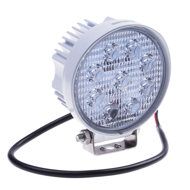 Lampa de lucru Einparts, LED, Lumina de ceata, 30 °, 6000K, 27W, Alb rece