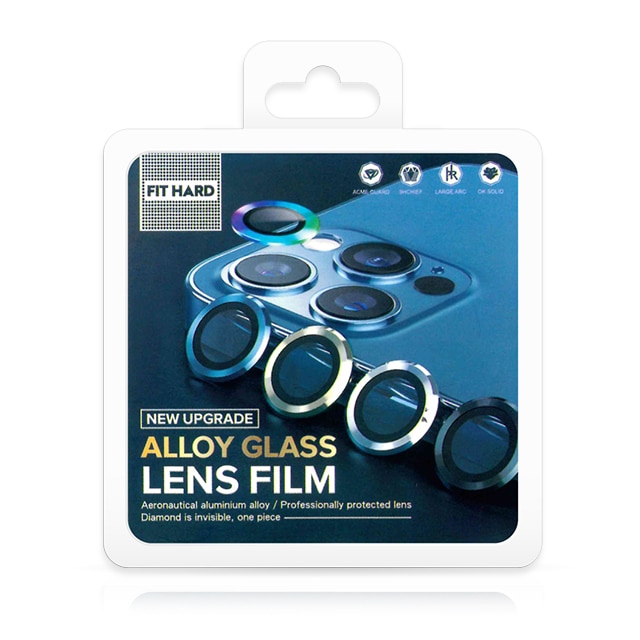 Комплект защитни метални лещи за камера Fendo, Apple iPhone 13 Pro Max