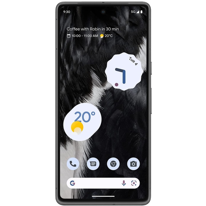 Мобилен телефон Google Pixel 7, 128GB, 8GB RAM, 5G, Obsidian