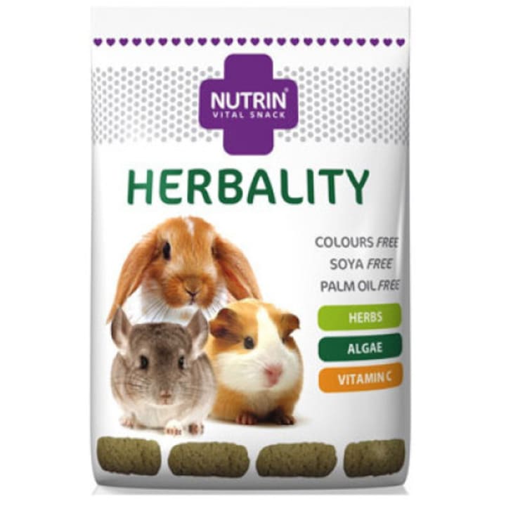 Recompense pentru iepuri si rozatoare, Vital Snack - Herbality, Nutrin, 100 gr