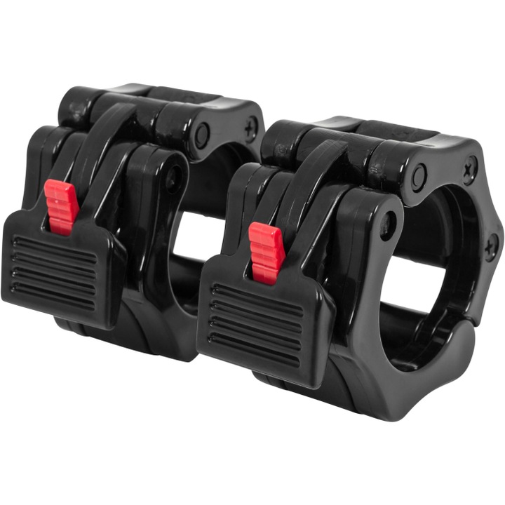 Set de 2 elemente de fixare, Gorilla Sports, cu eliberare rapida, pentru barele de 50/51 mm