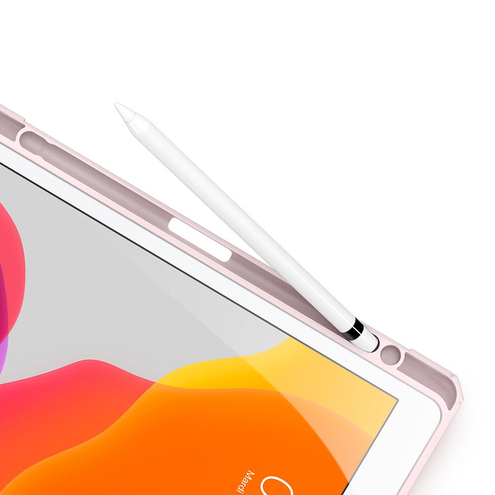 Husa pentru iPad 10.2 Dux Ducis Toby smart cover pink