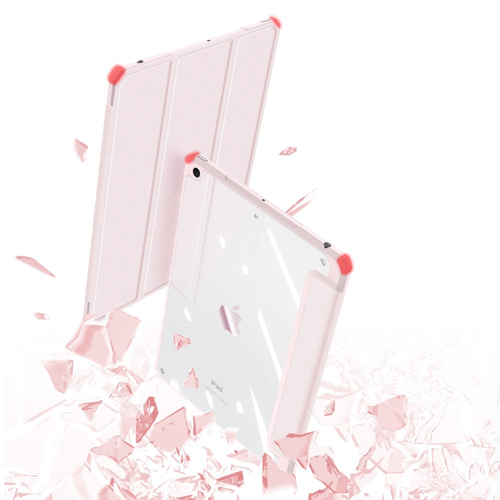 Husa pentru iPad 10.2 Dux Ducis Toby smart cover pink