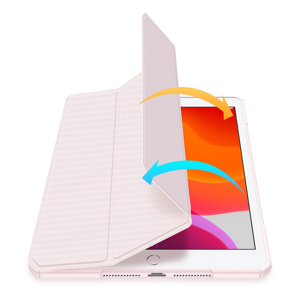 Husa pentru iPad 10.2 Dux Ducis Toby smart cover pink