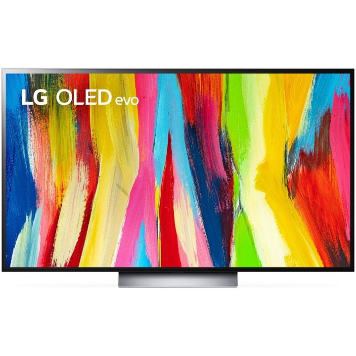 Televizor OLED LG OLED55C29LD, Smart TV 4K UHD, HDR, control vocal, functie de inregistrare, 139 cm, negru/gri