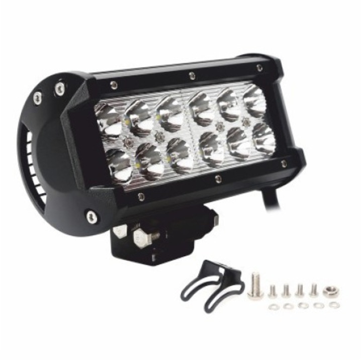 Lampa de lucru Einparts, LED, Aluminiu, 36W, 6000K, Negru