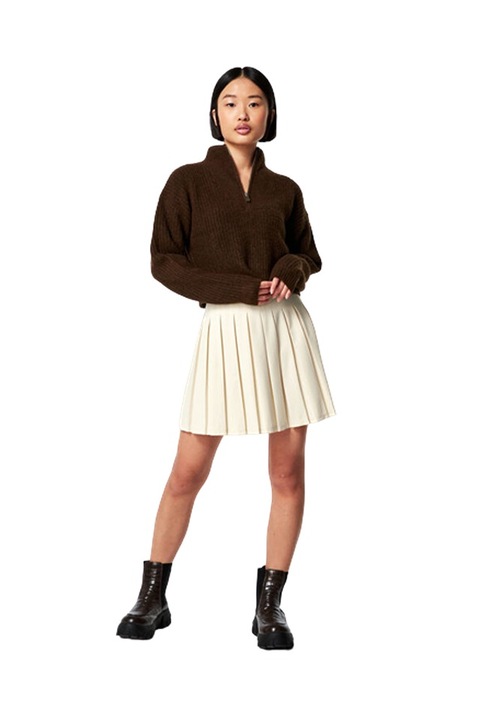 Pulover Jennyfer tricotat scurt, Maro, M