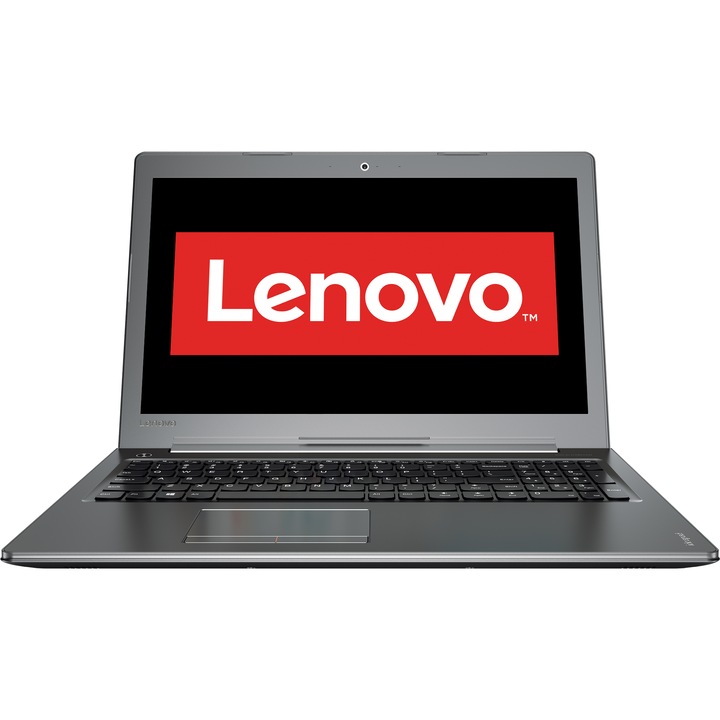 Laptop Lenovo IdeaPAd 510-15IKB cu procesor Intel® Core™ i7-7500U 2.70 GHz, Kaby Lake™, 15.6", Full HD, 8GB, 256GB SSD, DVD-RW, nVidia GeForce 940MX 4GB, Free DOS, Gun-Metal