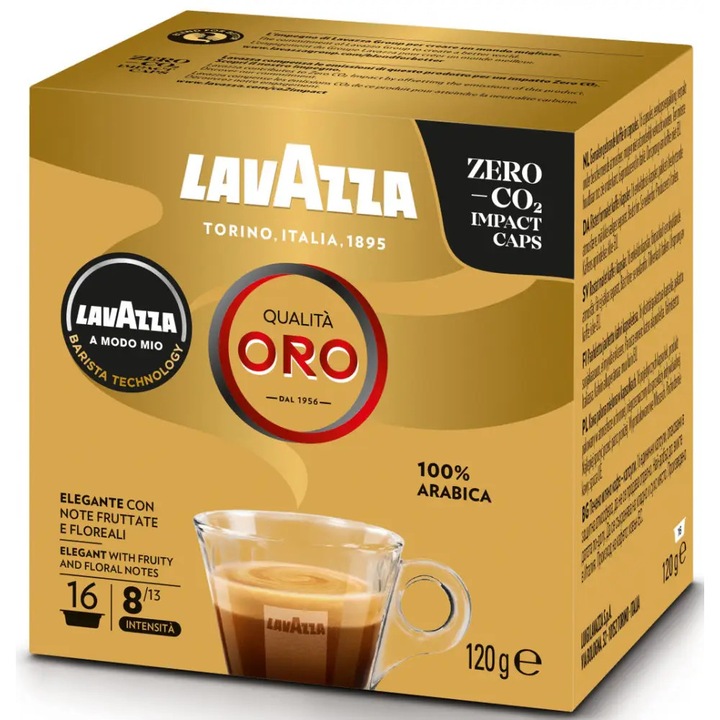 Cafea capsule Lavazza A Modo Mio Qualita ORO 16 capsule