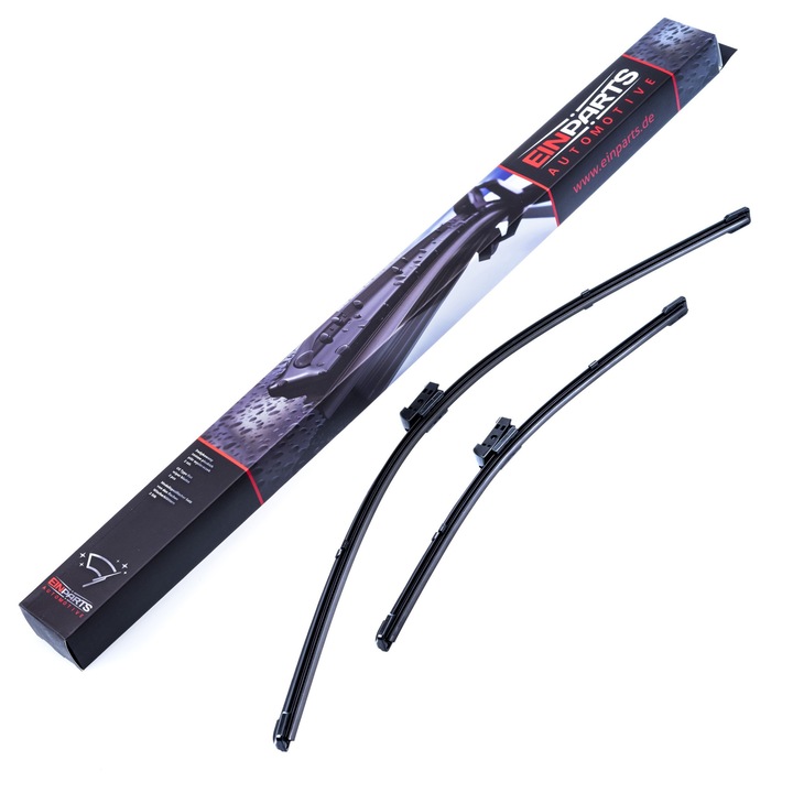 Set 2 Stergatoare parbriz auto EinParts Automotive pentru Seat Leon, 660/410 mm, Negru