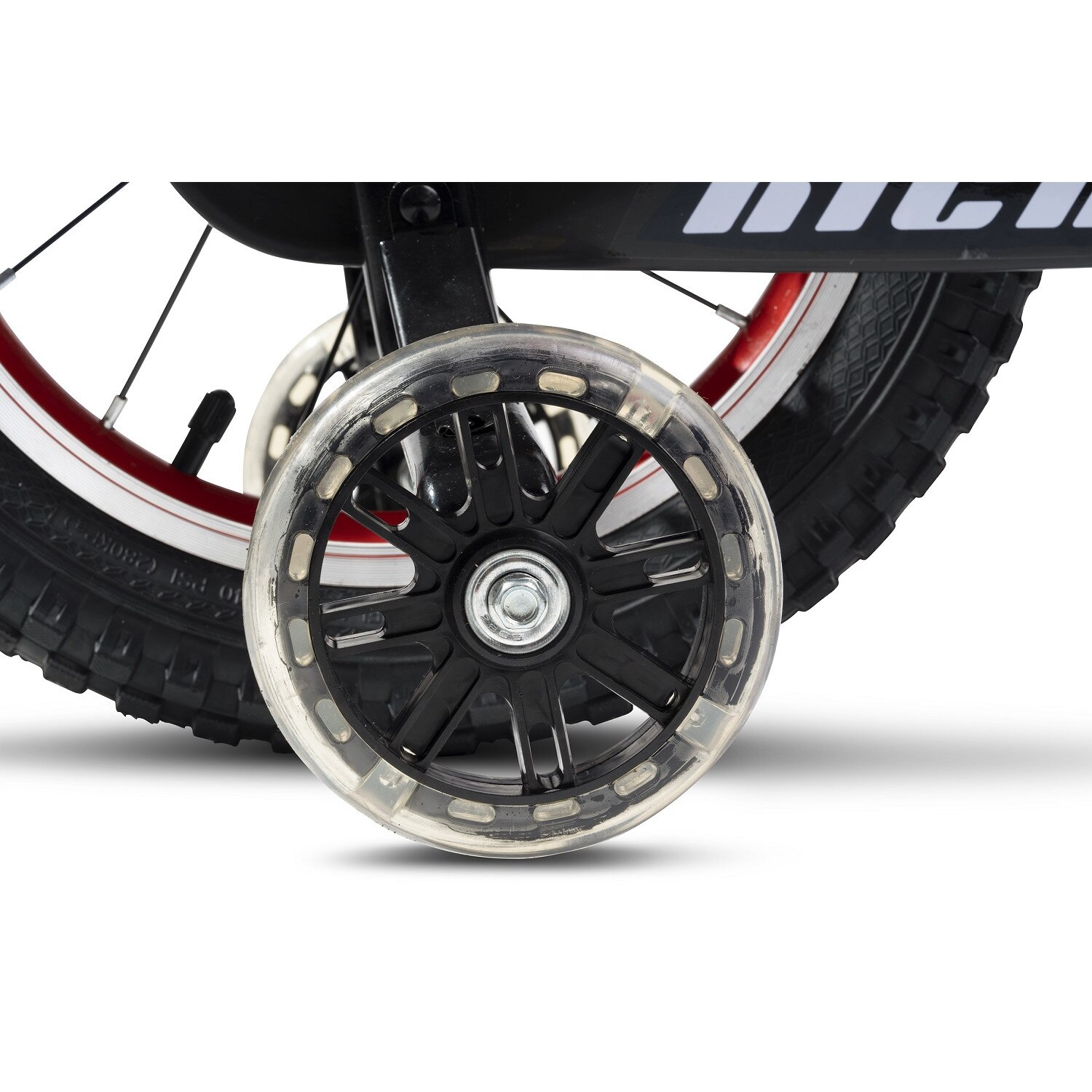 Roti Vip Bicicleta MTB pentru copii cu roti ajutatoare, frane C-brake, gri/rosu ...