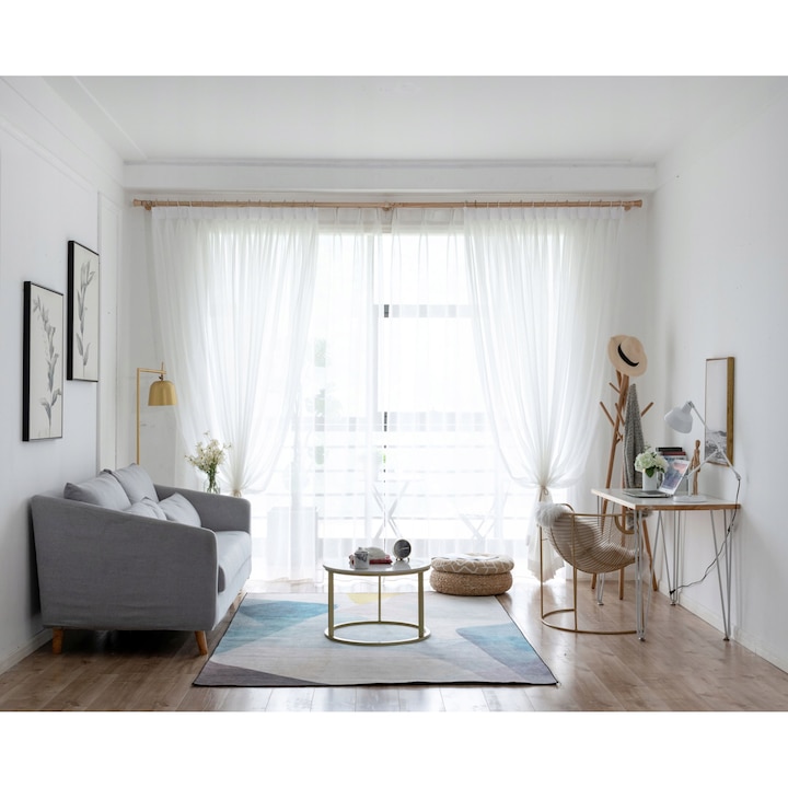 Завеса Воал, Бяла, 400 x 270 см