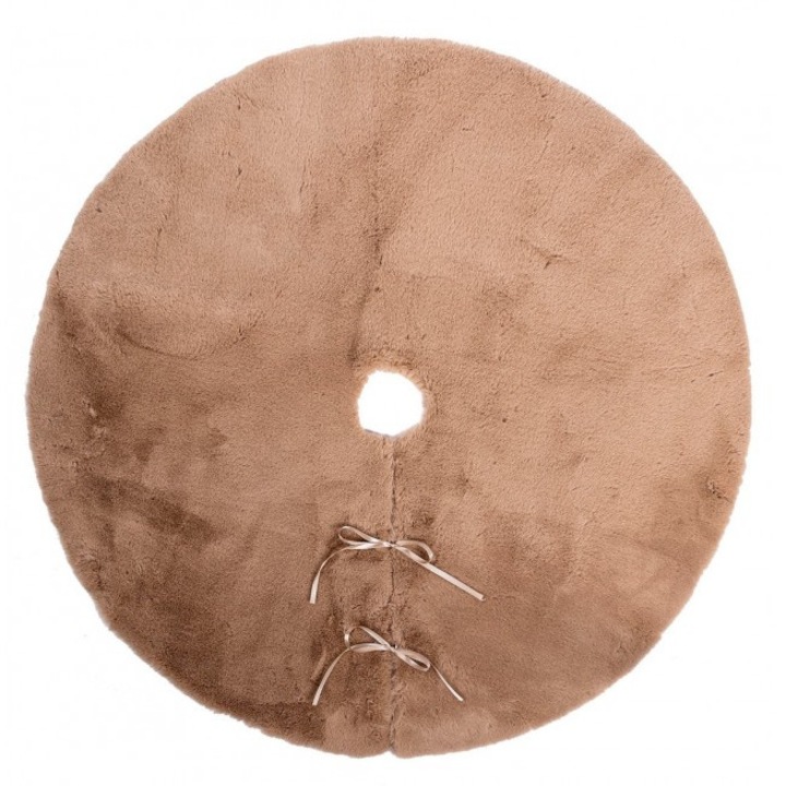 Катлин кафява текстилна елхова постелка 90 см