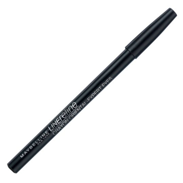 Молив за очи Maybelline New York Linerefine Crayon Oriental Expert Eyes, черен, 3гр