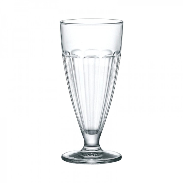 Set 6 cupe din sticla pentru inghetata sau desert, Rock Bar, 380 ml