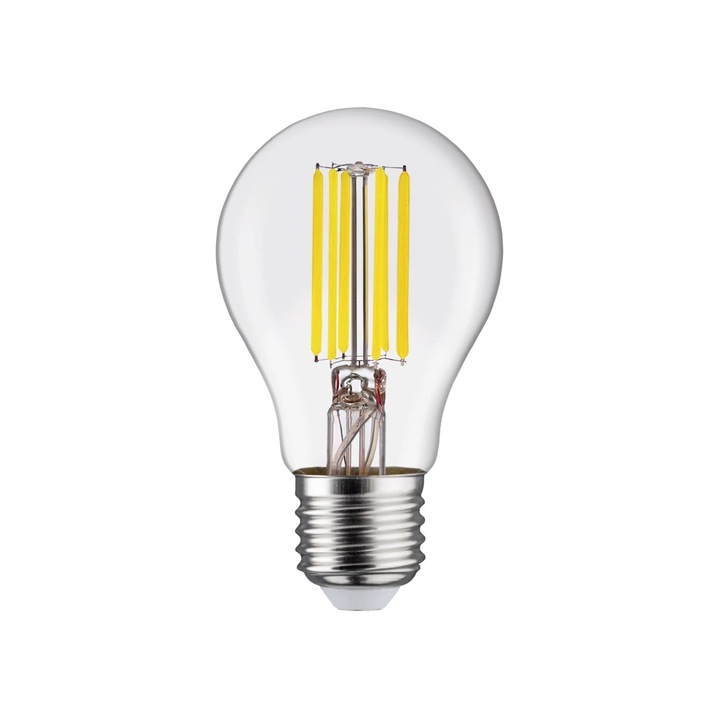 Bec LED LEXMAN filament clar, E27, A60, 11W, 1521lumeni, 4000K
