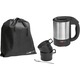 Fierbator, Clatronic, 0.5 L, 1000 W, Inox, Negru