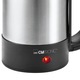 Fierbator, Clatronic, 0.5 L, 1000 W, Inox, Negru
