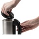 Fierbator, Clatronic, 0.5 L, 1000 W, Inox, Negru