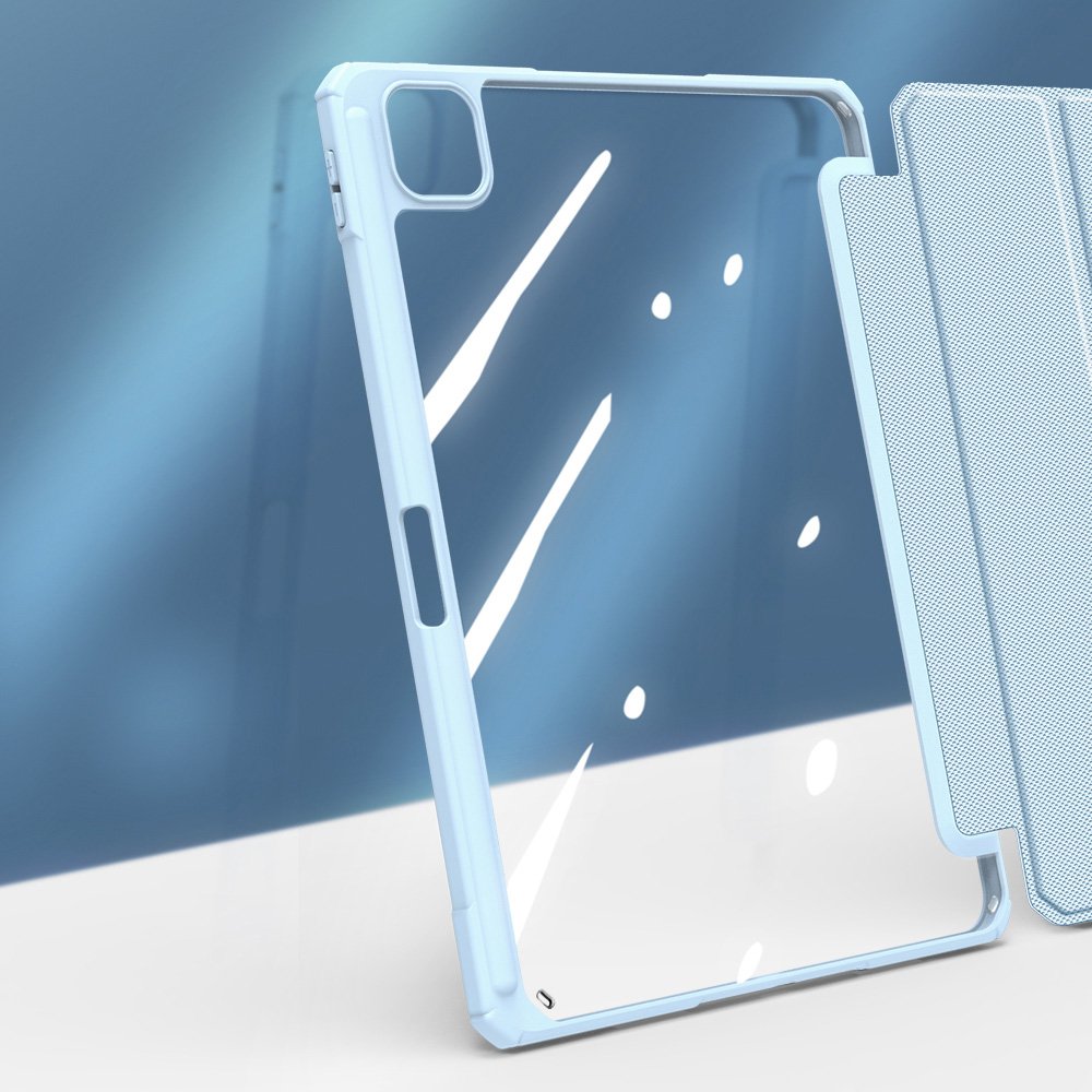 Husa pentru iPad Pro 12.9 2021 Dux Ducis Toby smart cover blue