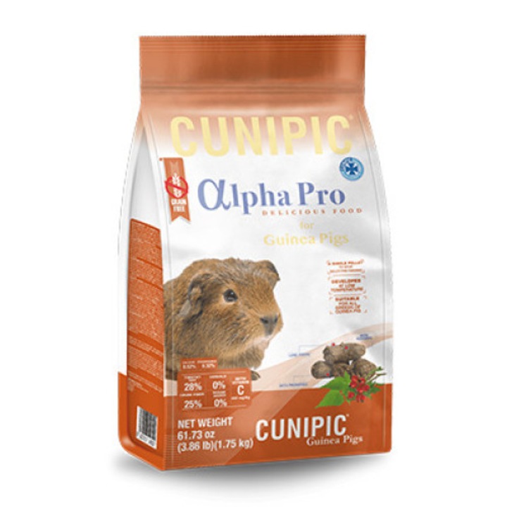 CUNIPIC Alpha Pro, hrana Porc Guineea, 500g