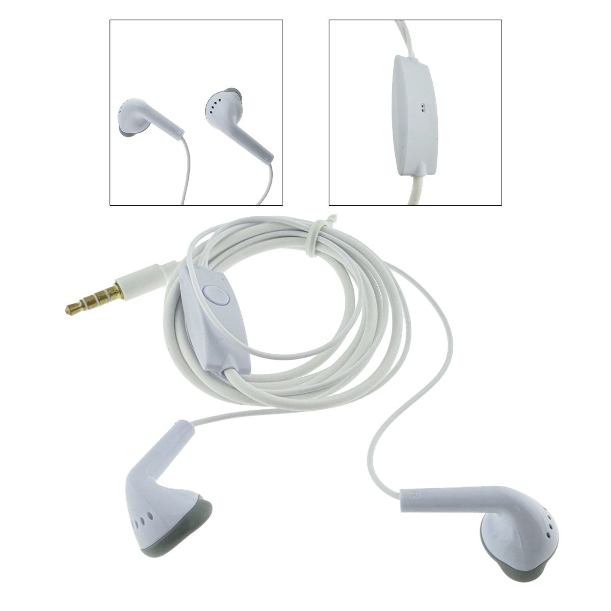 Casti hands-free pentru telefon, conector 3.5 mm Jack, Alb, TCL-BBL6663