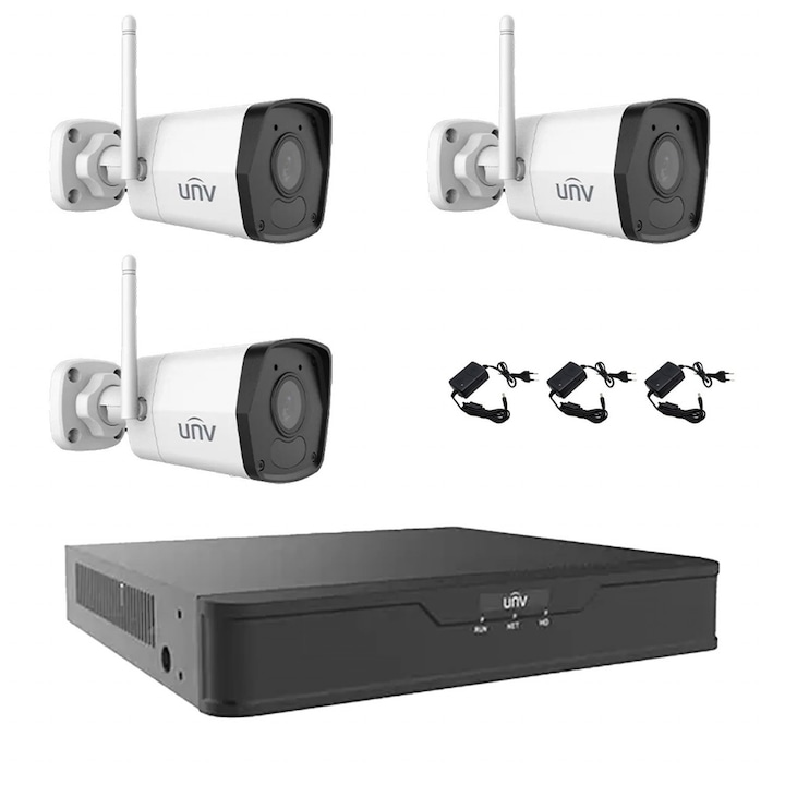 Sistem supraveghere interior audio-video 2 camere Turbo HD 2MP DVR 4 canale, HDD 500GB