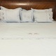Спален комплект в италиански стил 170 х 270 см, Casa Bucuriei, модел Iris, 5 части, сиво/кафяво, 100% памук ранфорс, бродерия