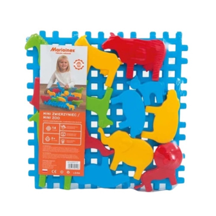 Конструктор Marioinex, мини зоопарк, 14 части