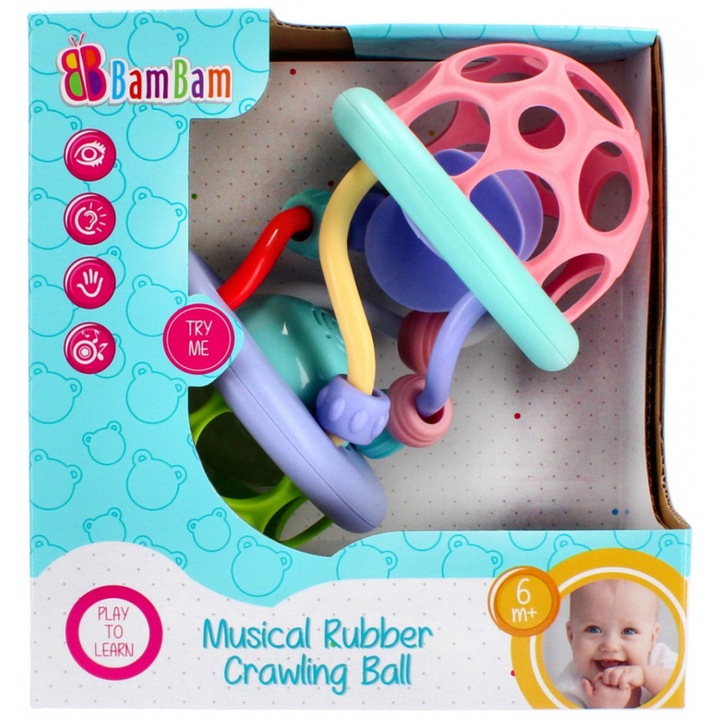 Tarka gumi zenés labda