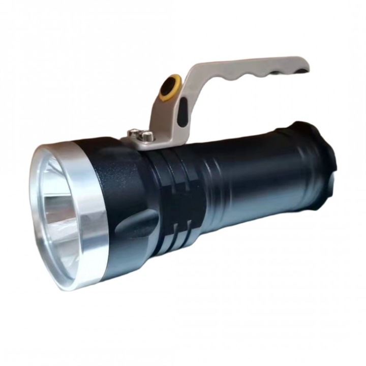 Преносим LED фенер с батерии, SW-620, черен цвят