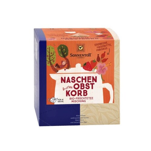 Ceai premium bio Gustare din cosul cu fructe 12 plic Sonnentor
