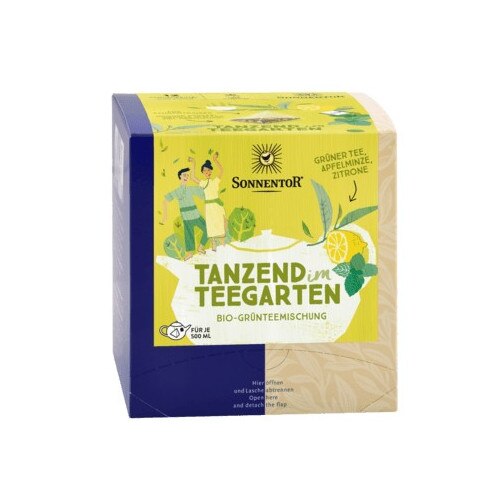 Ceai premium bio Dans in gradina de ceai 12 plic Sonnentor
