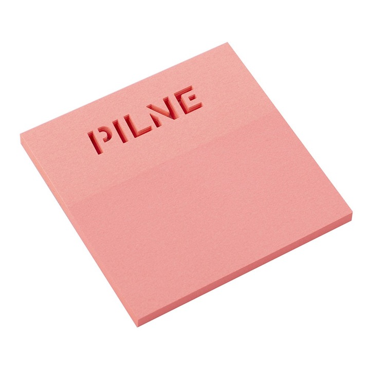 Notite autoadezive, D.RECT, 75x75 mm, 50 file, Roz