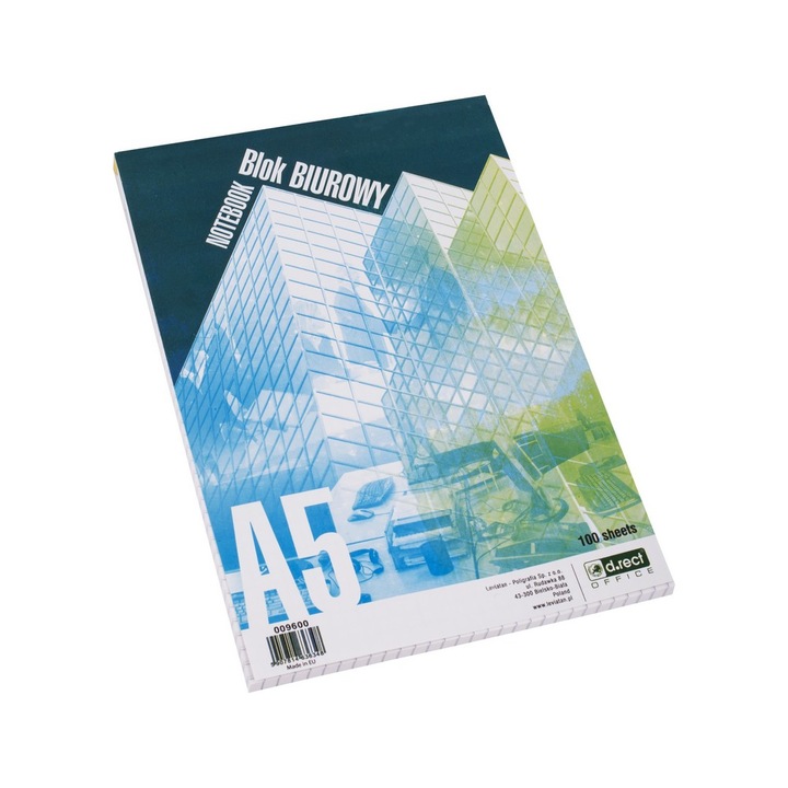 Caiet, D.RECT, A5, 100 file, Multicolor