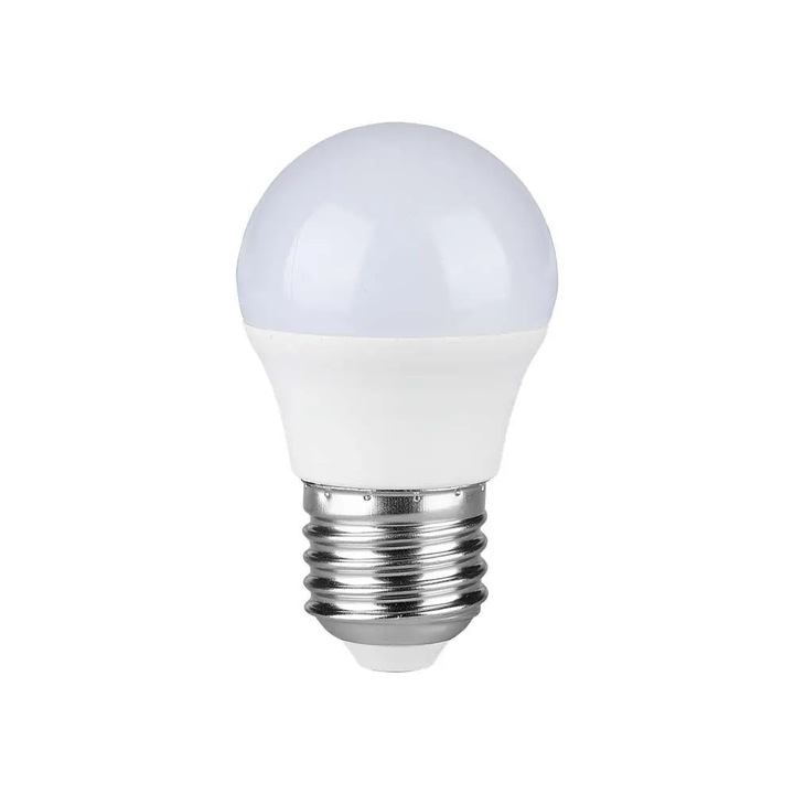 LED крушка V-TAC 3.7W E27, Студено бяла, G45, SKU 214207