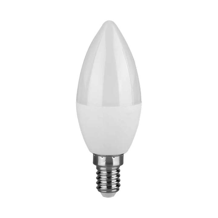 Крушка V-TAC 4.5W E14 топло бяла C37 LED, SKU 2142151