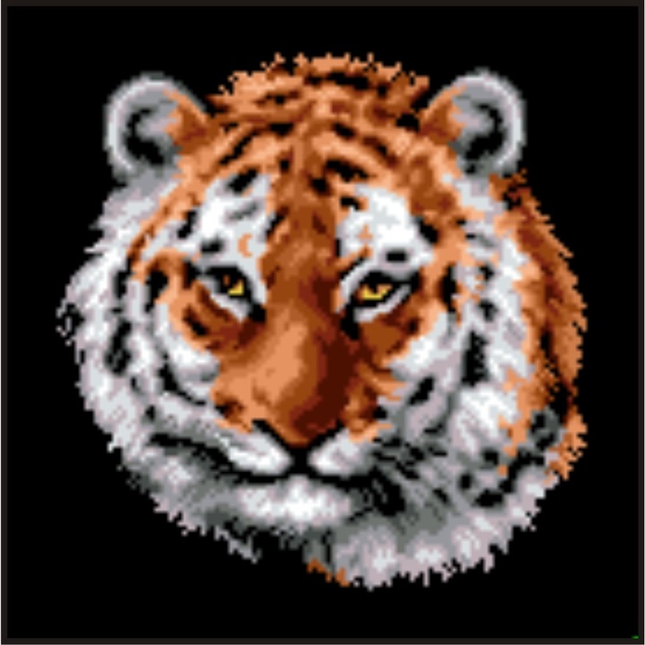 Bengal - kit goblen cu diagrama alb-negru