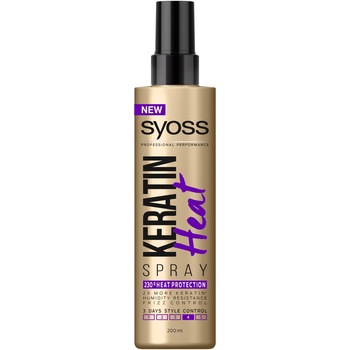Fixativ Syoss Keratin Heat Protect pentru protectie termica, 200 ml Fixativ Syoss Keratin Heat Protect pentru protectie termica, 200 ml