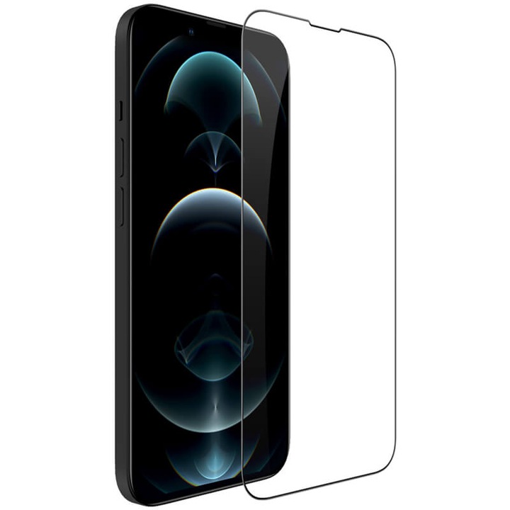 Стъклен Протектор за Apple iPhone 14 Plus, Shockproof, Black