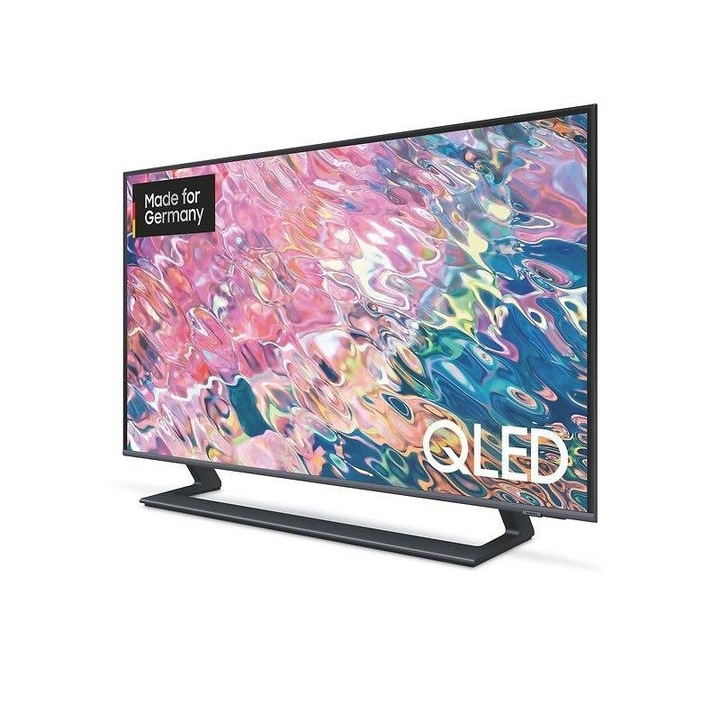 Televizor Samsung QLED GQ43Q74BAUXZG, Smart TV 4K UHD, HDR, control vocal, Game Motion Plus, 108 cm, negru